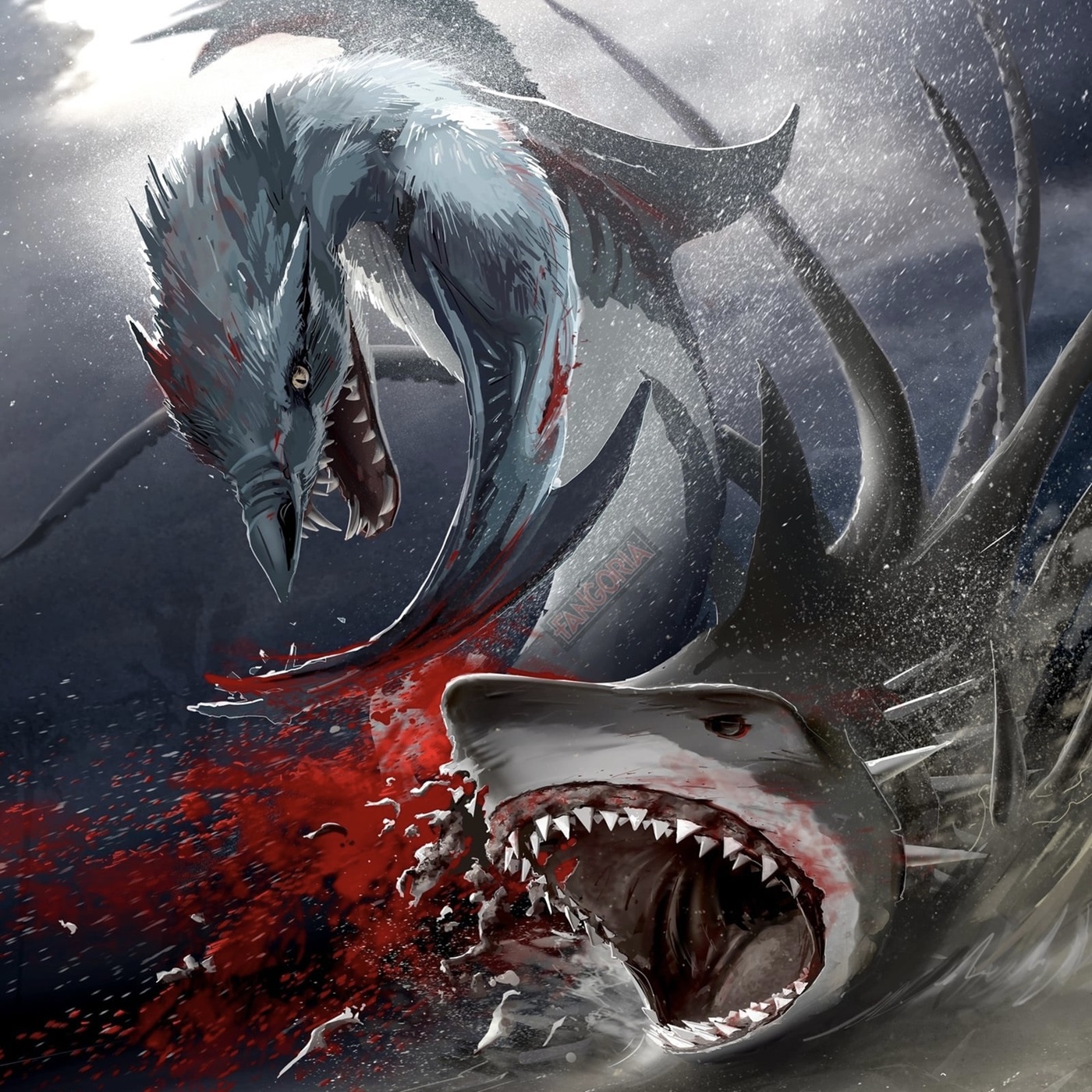 Shacktopus vs Whalewolf รีวิวหนัง
